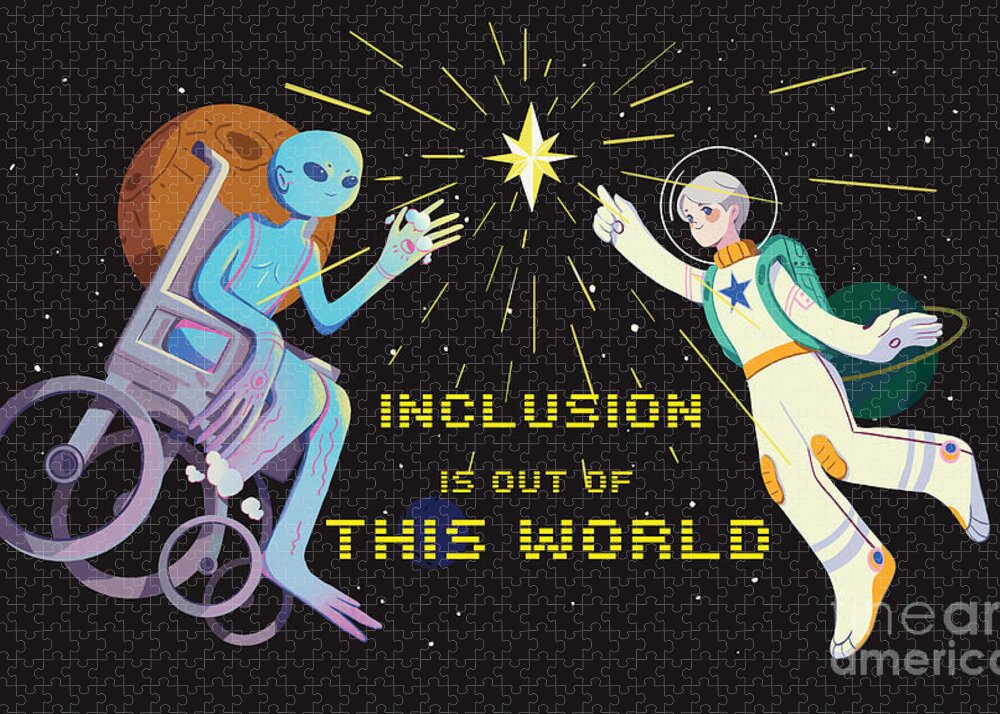 Inclusion is out of this world - Puzzle