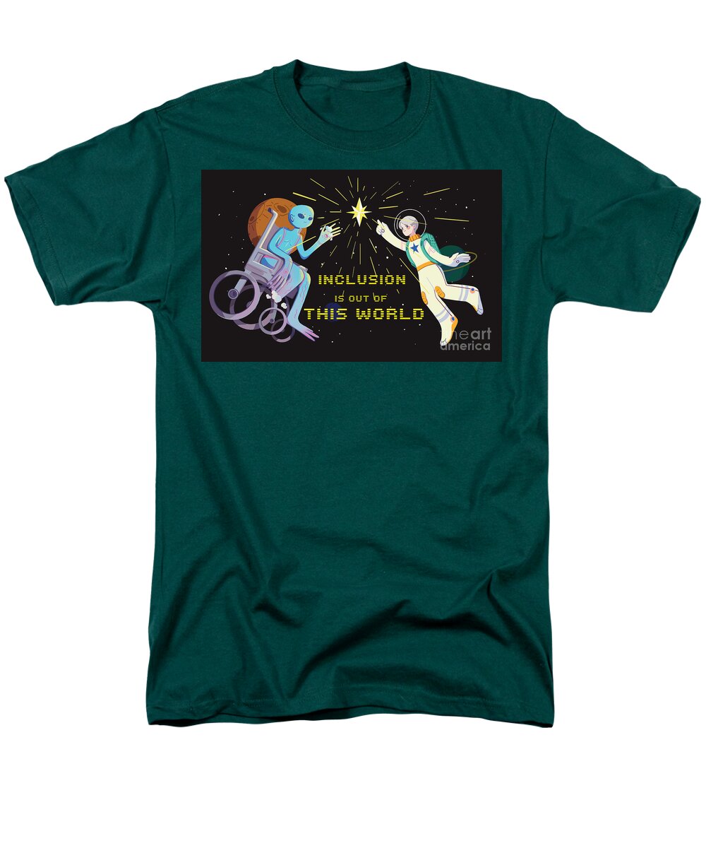 Inclusion is out of this world - Men's T-Shirt  (Regular Fit)