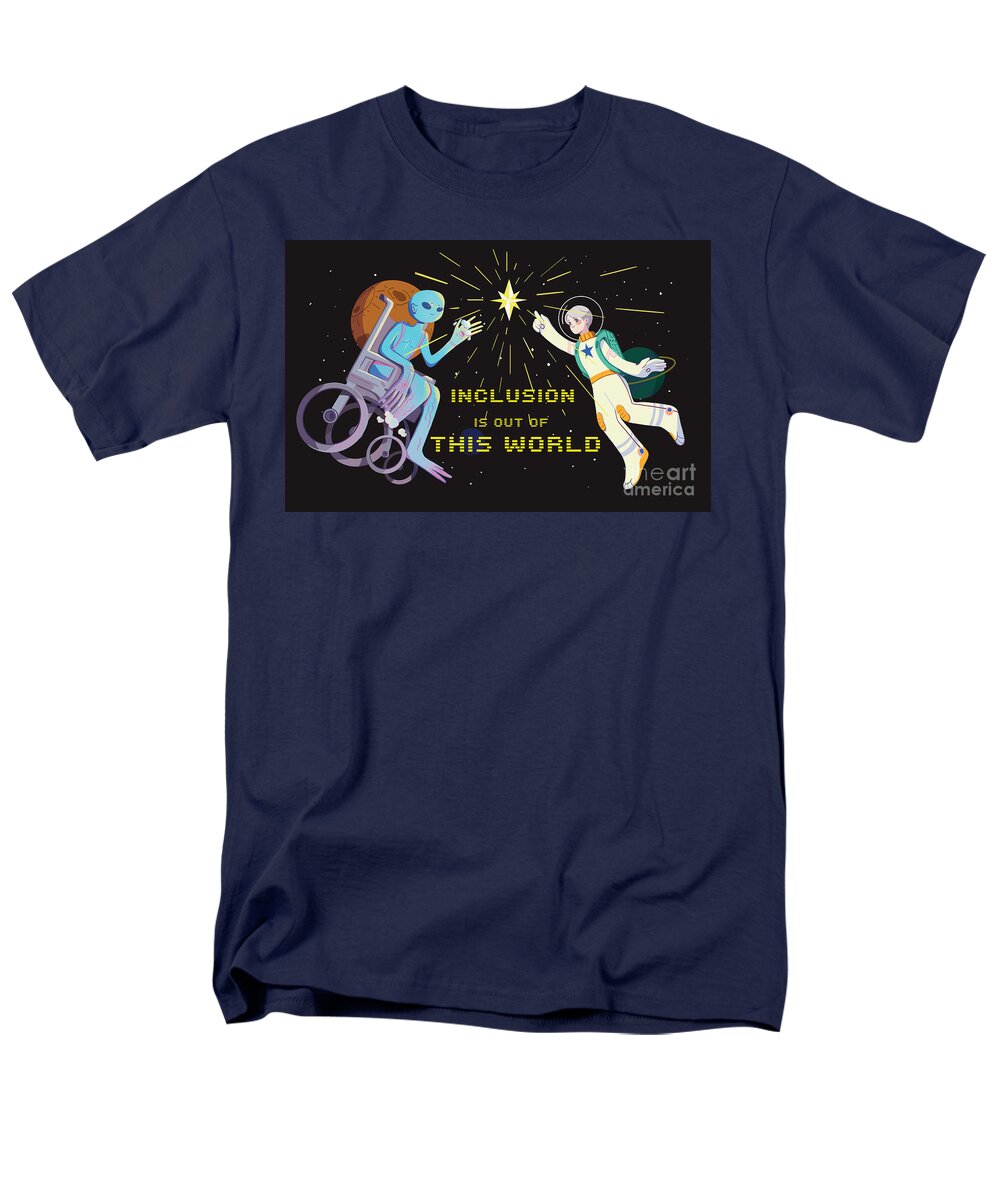 Inclusion is out of this world - Men's T-Shirt  (Regular Fit)