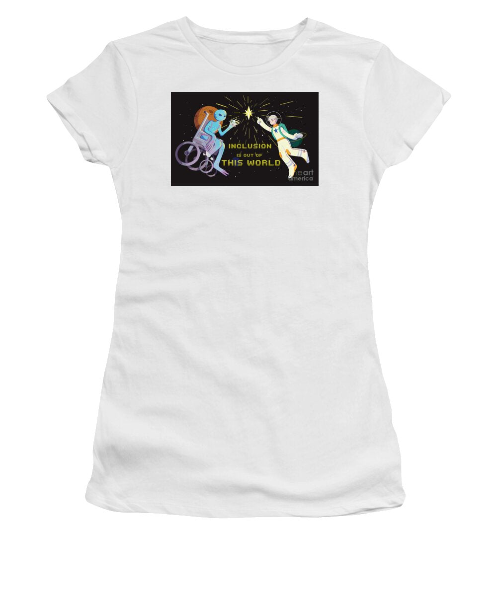 Inclusion is out of this world - Women's T-Shirt