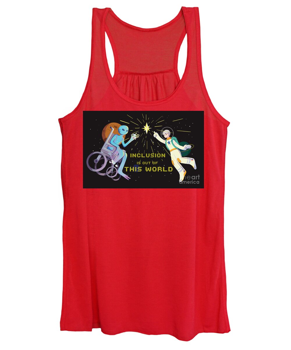Inclusion is out of this world - Women's Tank Top