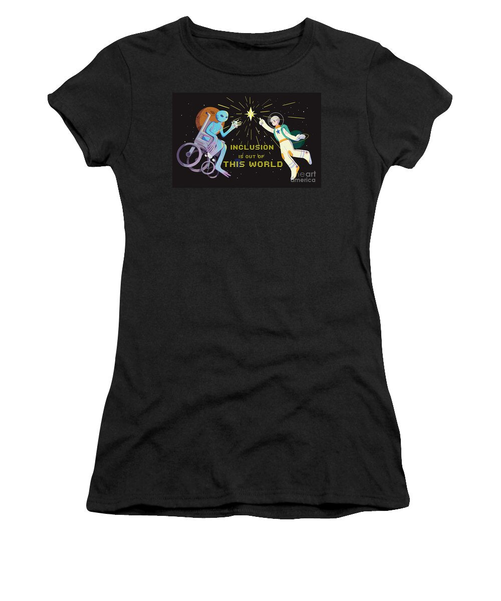 Inclusion is out of this world - Women's T-Shirt