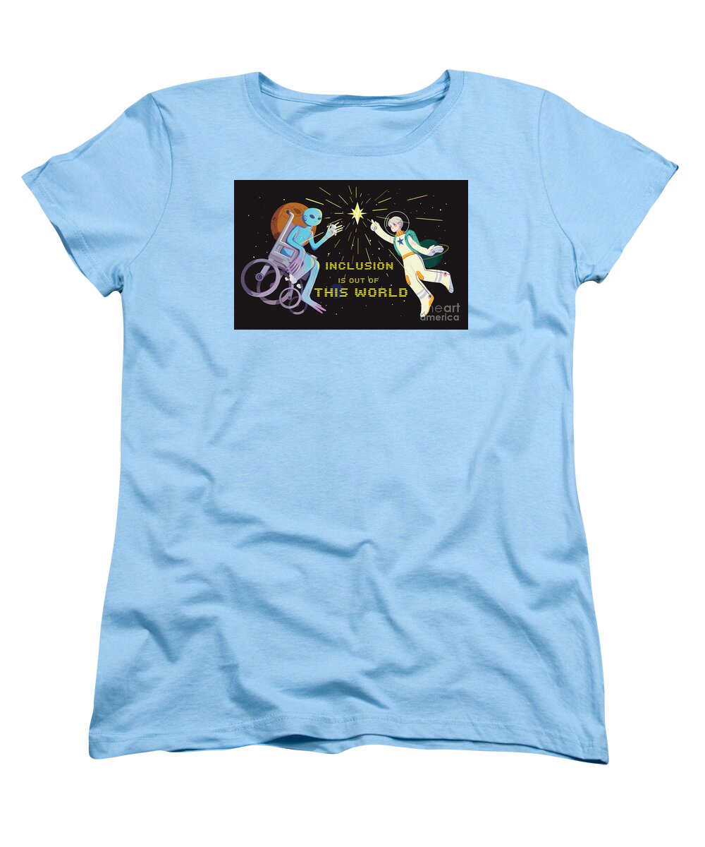 Inclusion is out of this world - Women's T-Shirt (Standard Fit)