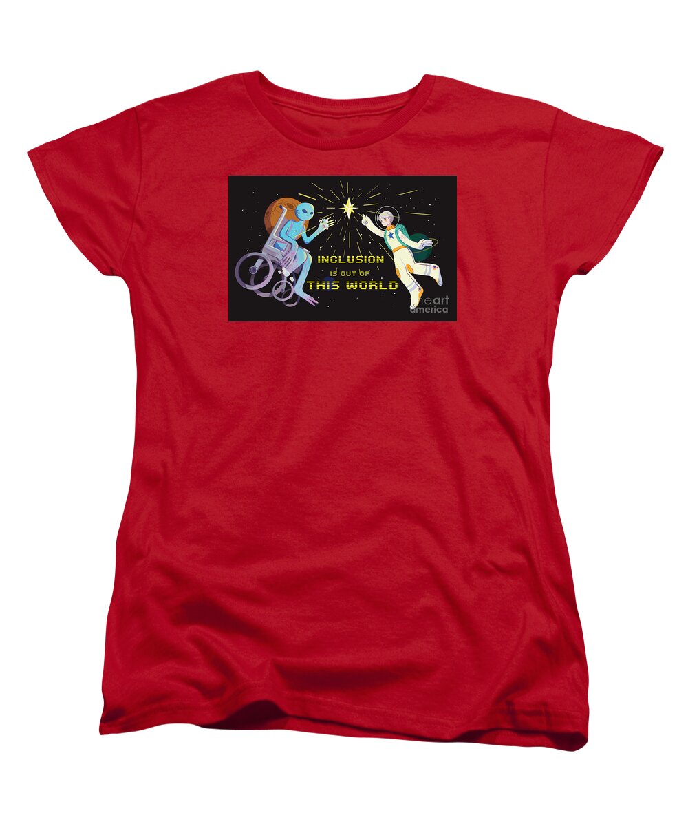 Inclusion is out of this world - Women's T-Shirt (Standard Fit)
