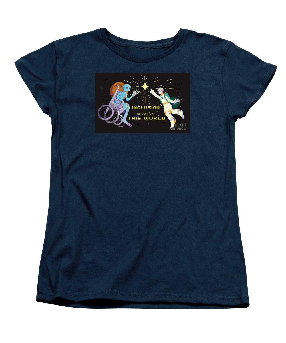 Inclusion is out of this world - Women's T-Shirt (Standard Fit)