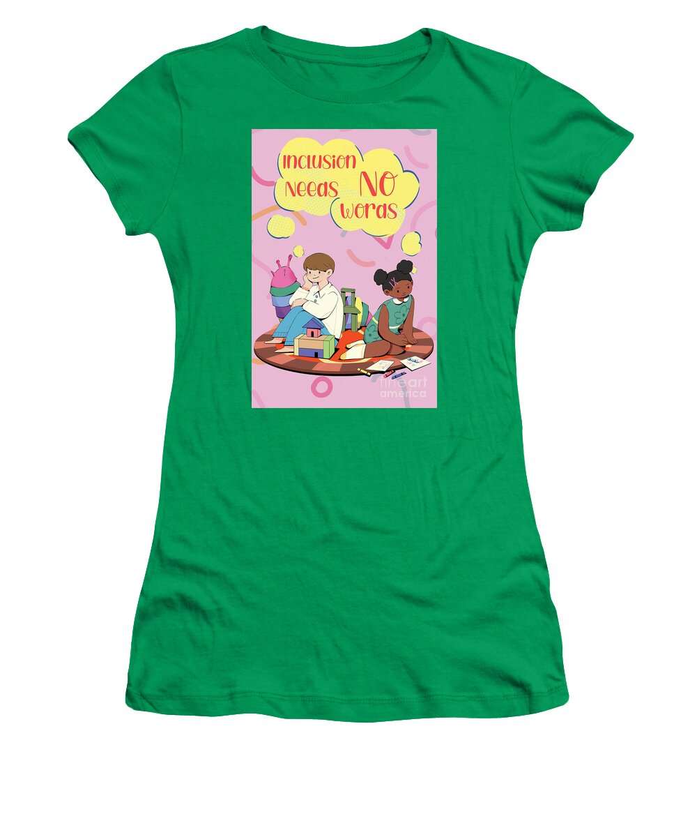 Inclusion Needs No Words English - Women's T-Shirt