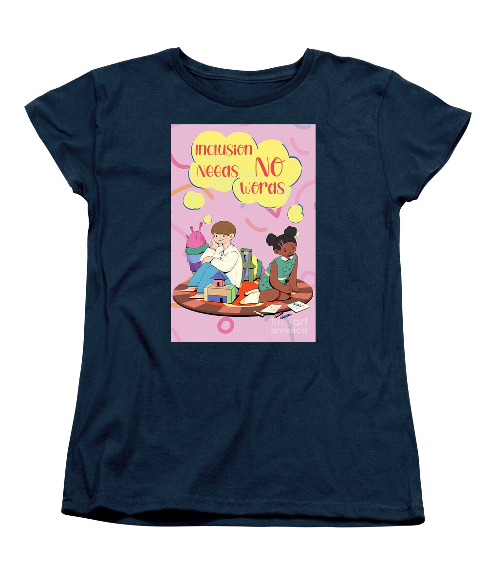 Inclusion Needs No Words English - Women's T-Shirt (Standard Fit)