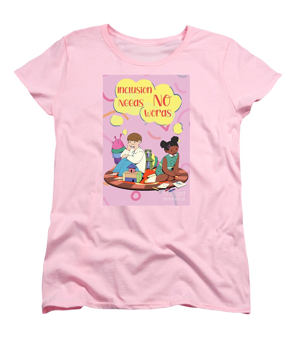 Inclusion Needs No Words English - Women's T-Shirt (Standard Fit)