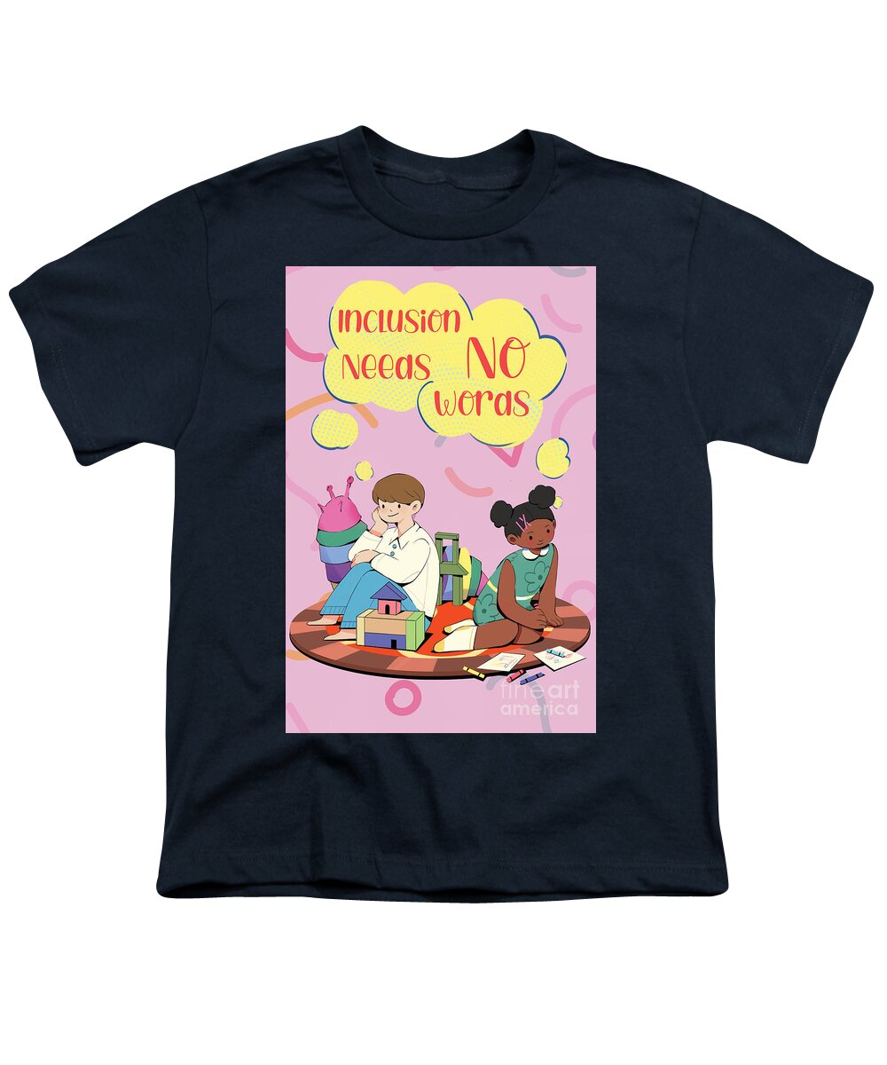 Inclusion Needs No Words English - Youth T-Shirt