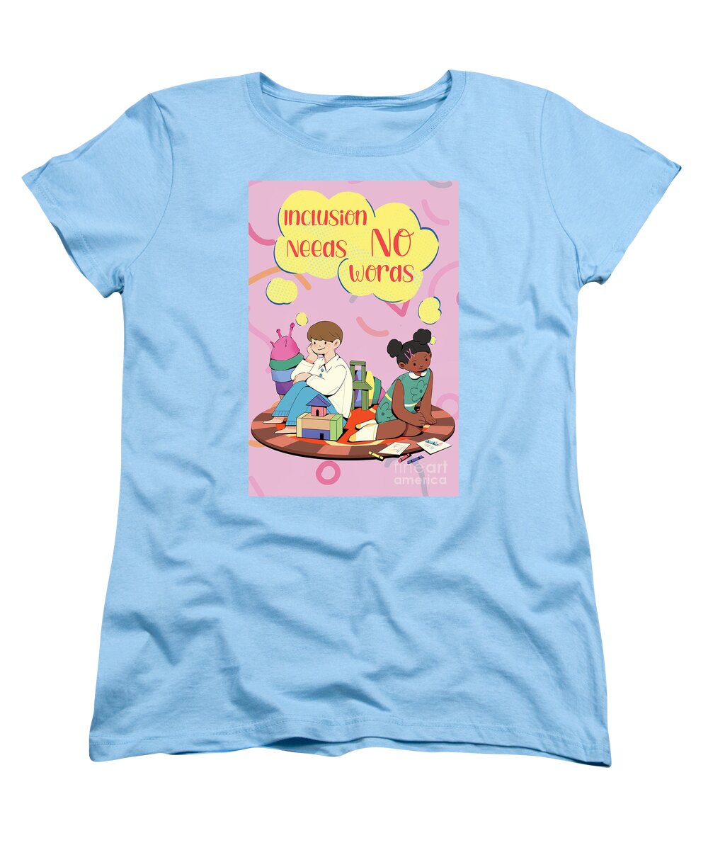 Inclusion Needs No Words English - Women's T-Shirt (Standard Fit)