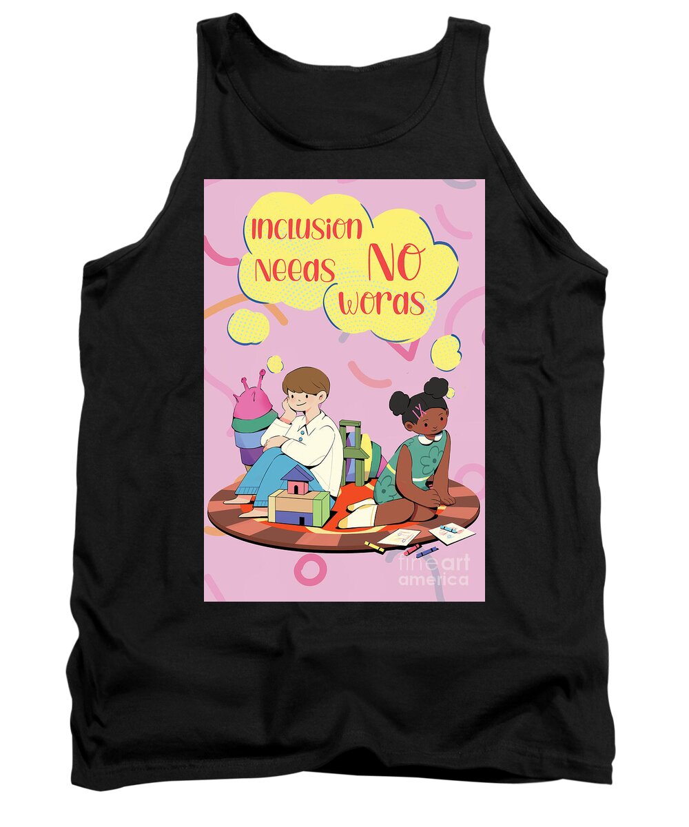 Inclusion Needs No Words English - Tank Top