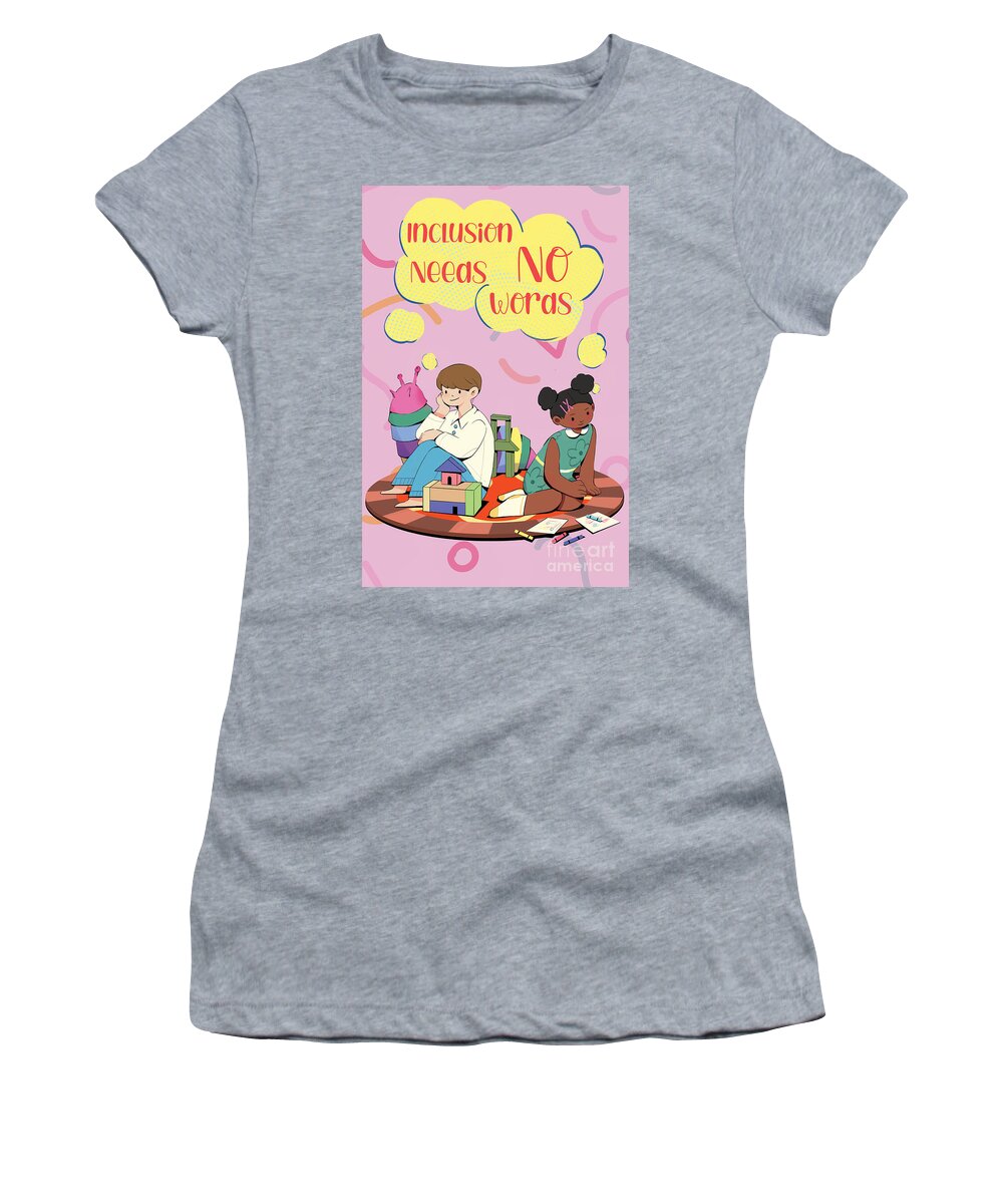 Inclusion Needs No Words English - Women's T-Shirt