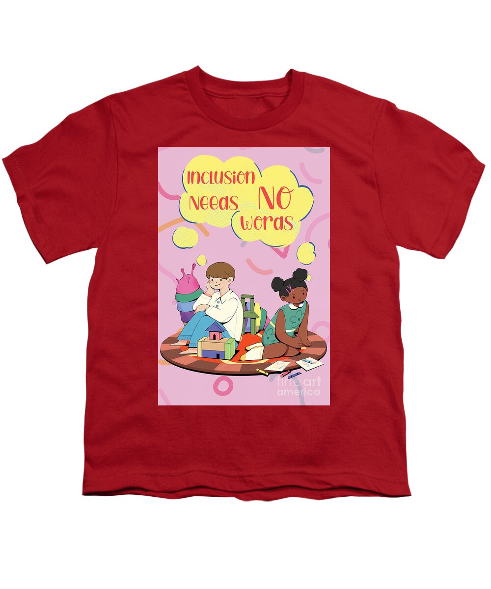 Inclusion Needs No Words English - Youth T-Shirt