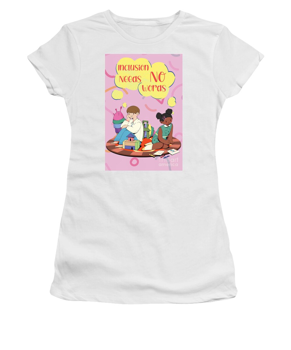 Inclusion Needs No Words English - Women's T-Shirt