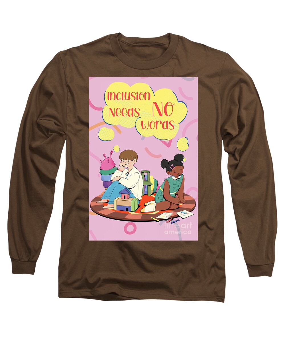 Inclusion Needs No Words English - Long Sleeve T-Shirt