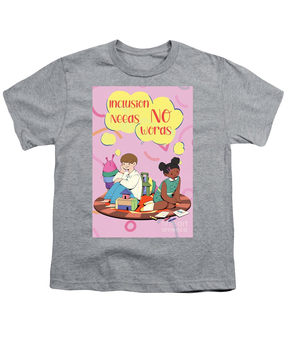 Inclusion Needs No Words English - Youth T-Shirt