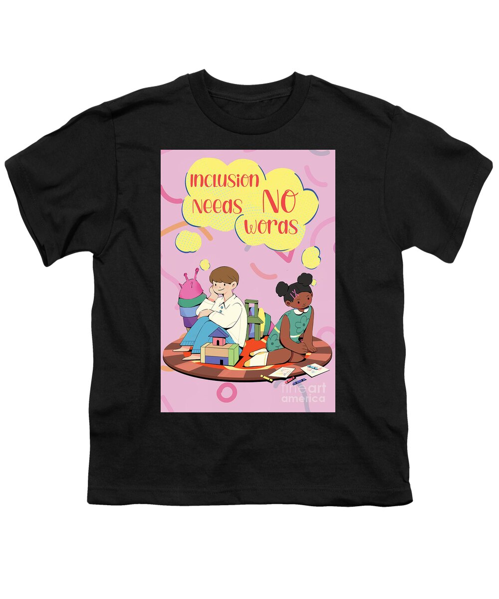 Inclusion Needs No Words English - Youth T-Shirt