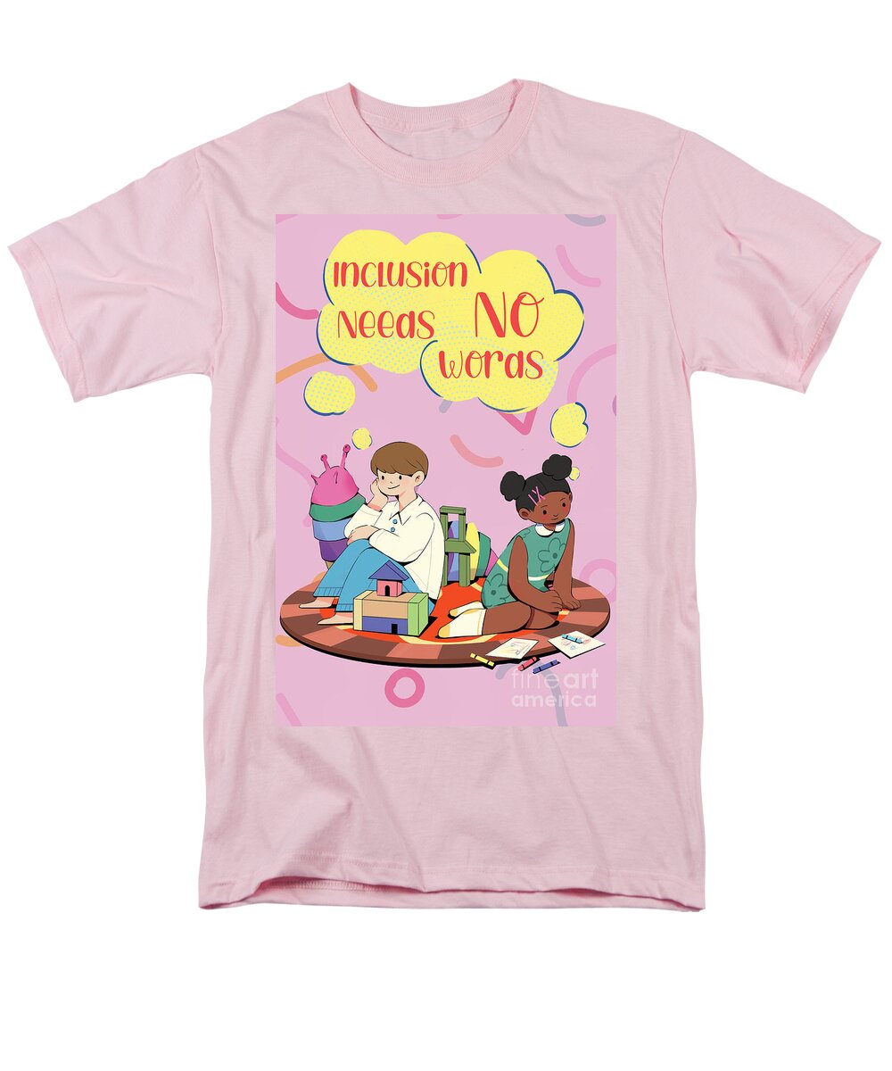 Inclusion Needs No Words English - Men's T-Shirt  (Regular Fit)