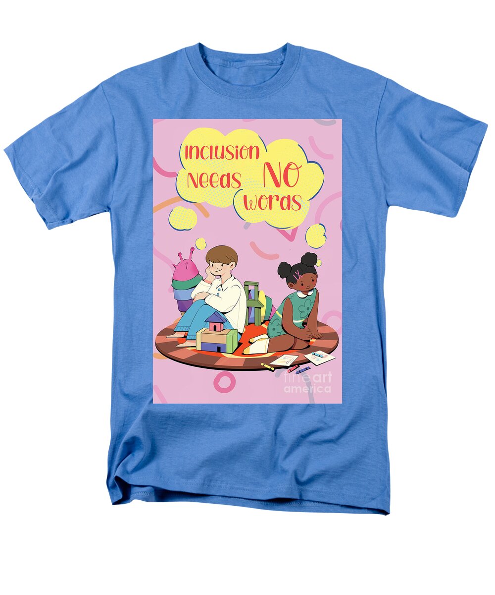 Inclusion Needs No Words English - Men's T-Shirt  (Regular Fit)