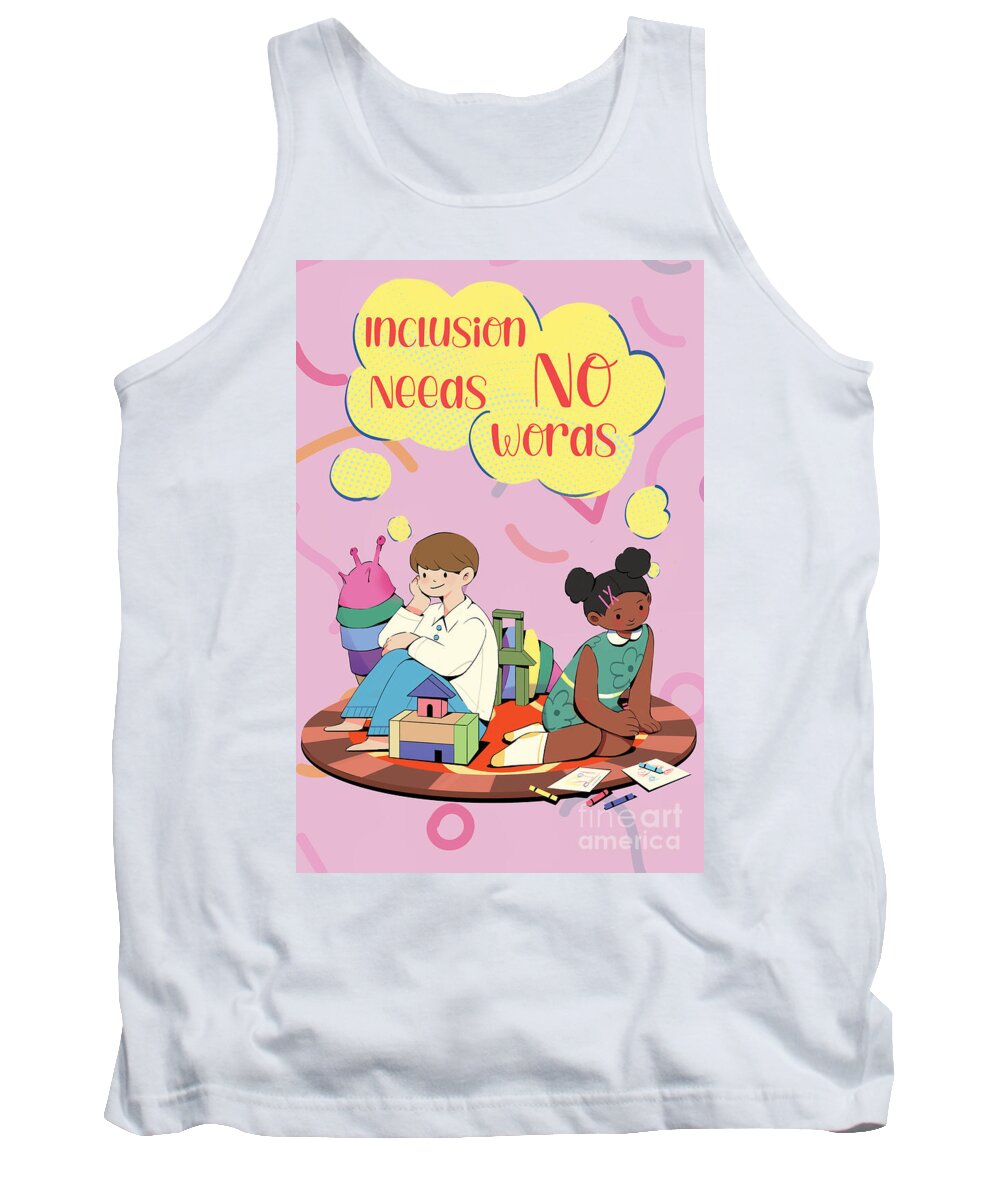 Inclusion Needs No Words English - Tank Top