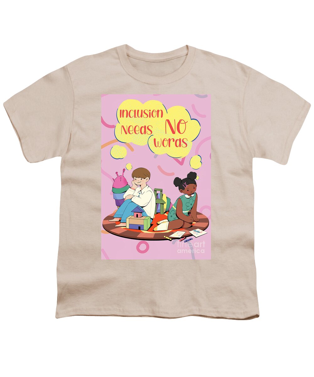 Inclusion Needs No Words English - Youth T-Shirt