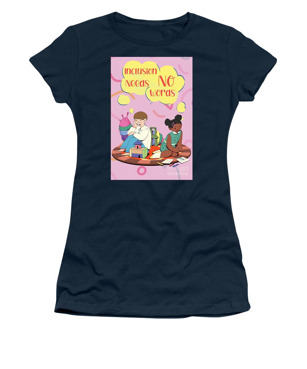 Inclusion Needs No Words English - Women's T-Shirt