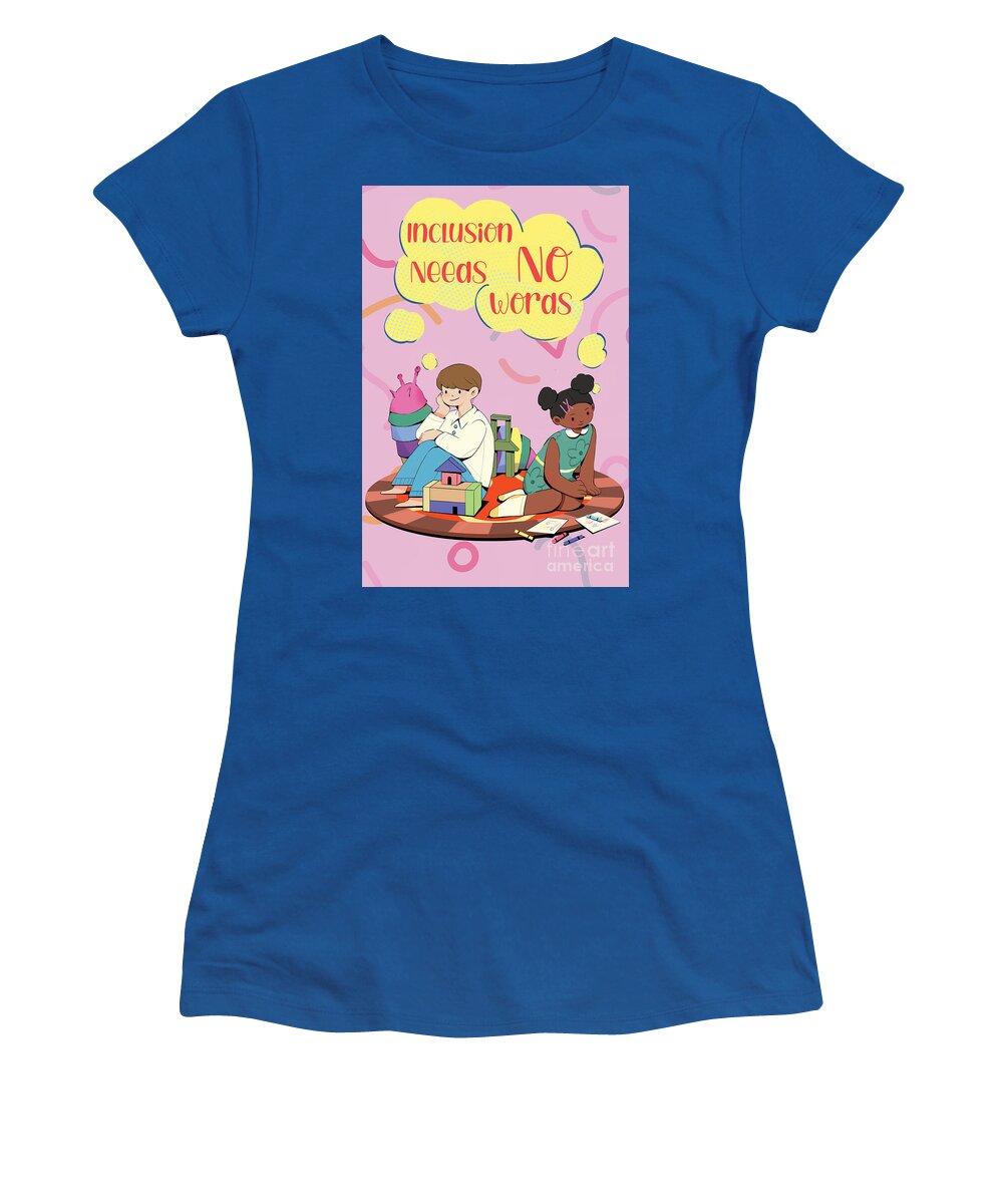 Inclusion Needs No Words English - Women's T-Shirt