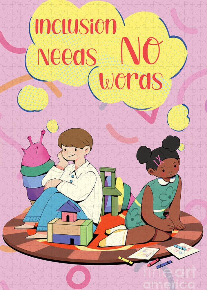 Inclusion Needs No Words English - Puzzle