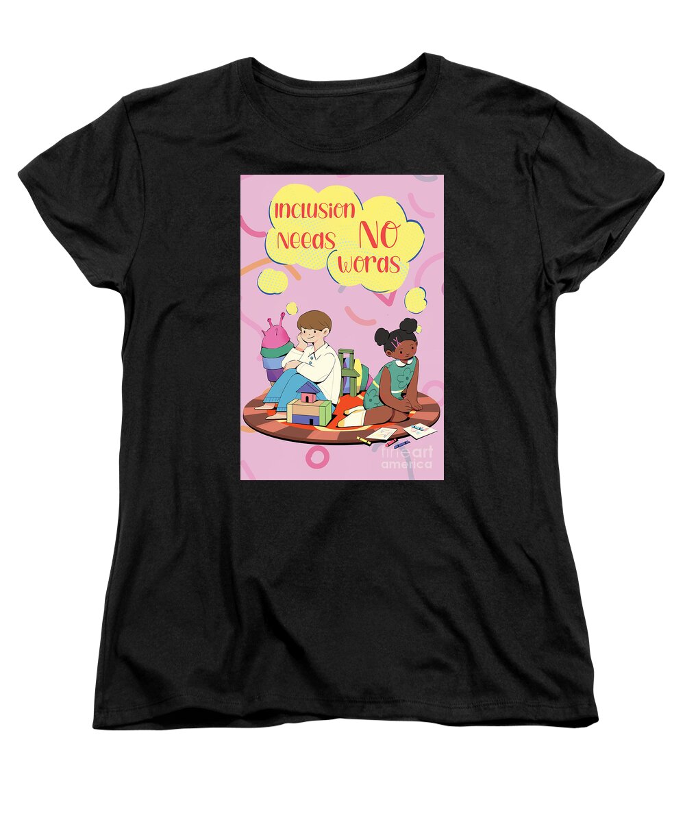 Inclusion Needs No Words English - Women's T-Shirt (Standard Fit)