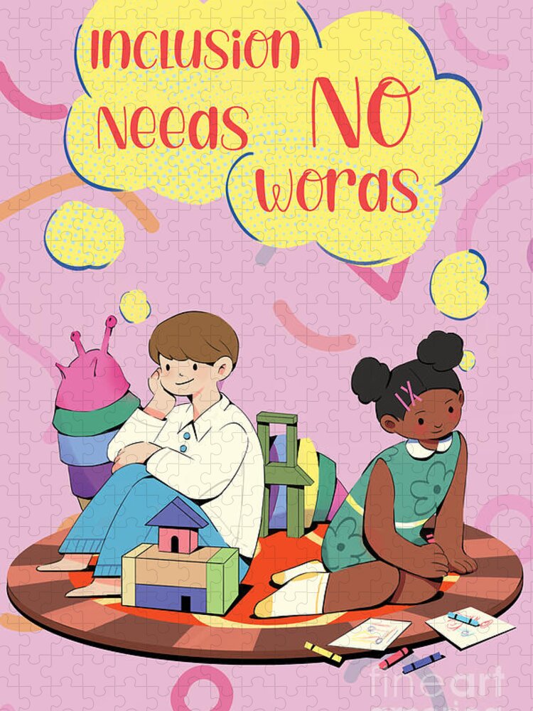 Inclusion Needs No Words English - Puzzle