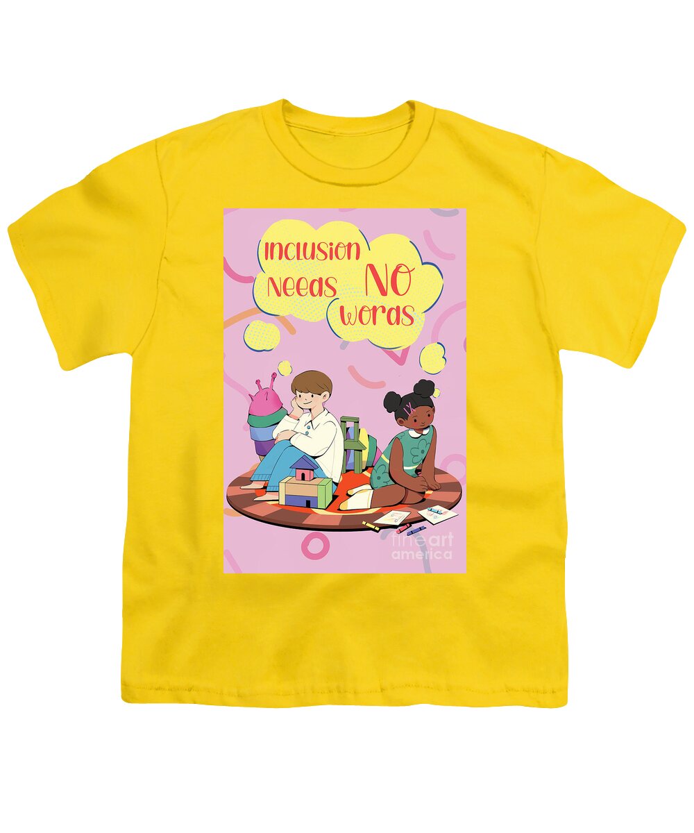 Inclusion Needs No Words English - Youth T-Shirt