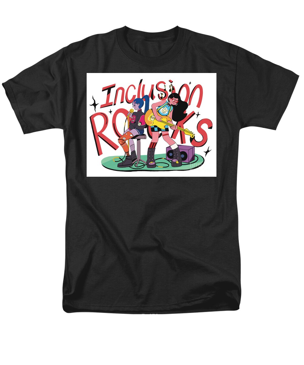 Inclusion Rocks - Men's T-Shirt  (Regular Fit)