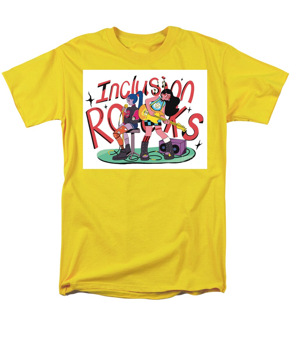 Inclusion Rocks - Men's T-Shirt  (Regular Fit)