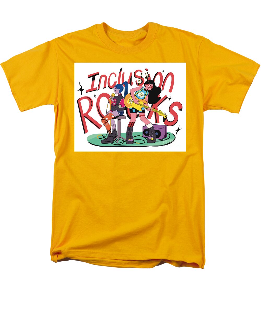 Inclusion Rocks - Men's T-Shirt  (Regular Fit)
