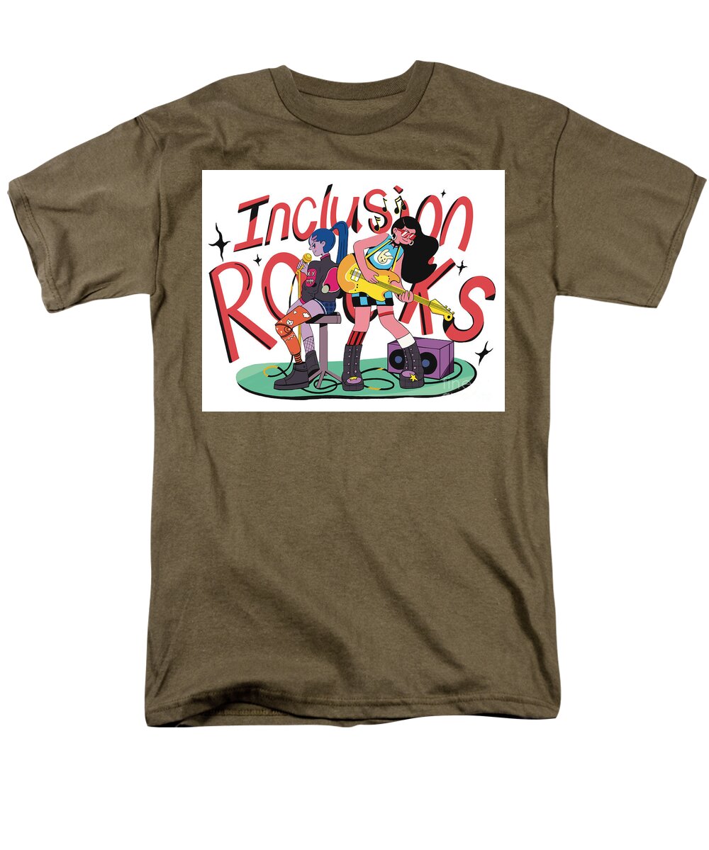 Inclusion Rocks - Men's T-Shirt  (Regular Fit)