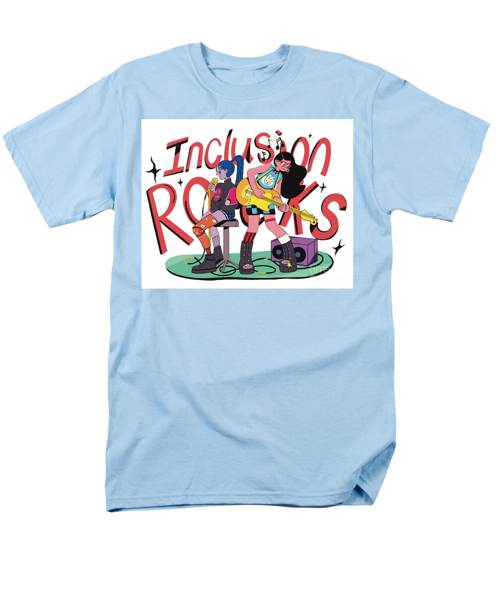 Inclusion Rocks - Men's T-Shirt  (Regular Fit)