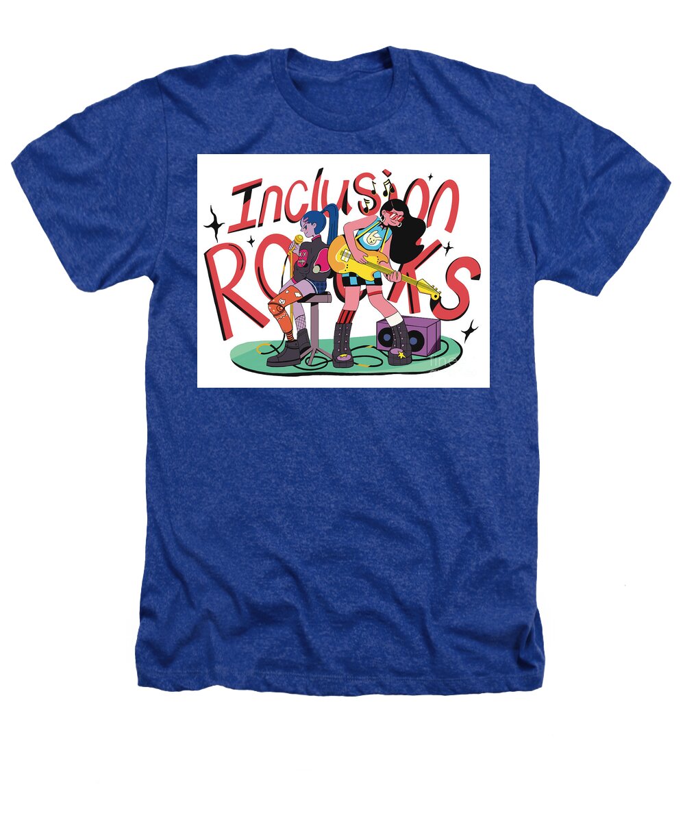 Inclusion Rocks - Heathers T-Shirt