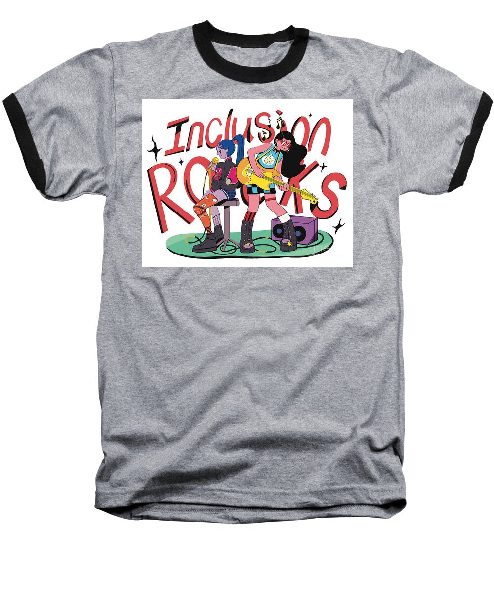 Inclusion Rocks - Baseball T-Shirt