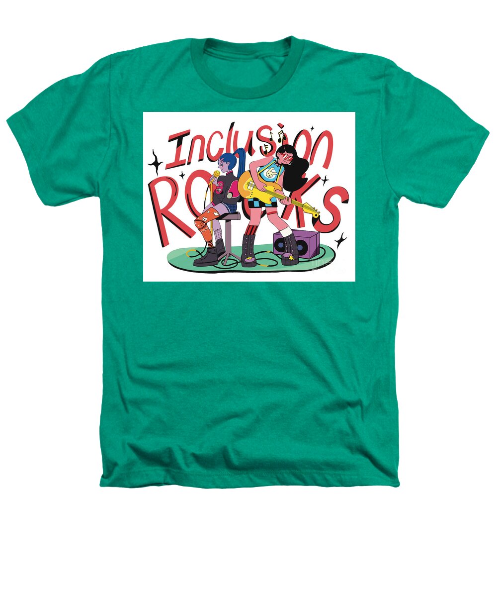 Inclusion Rocks - Heathers T-Shirt