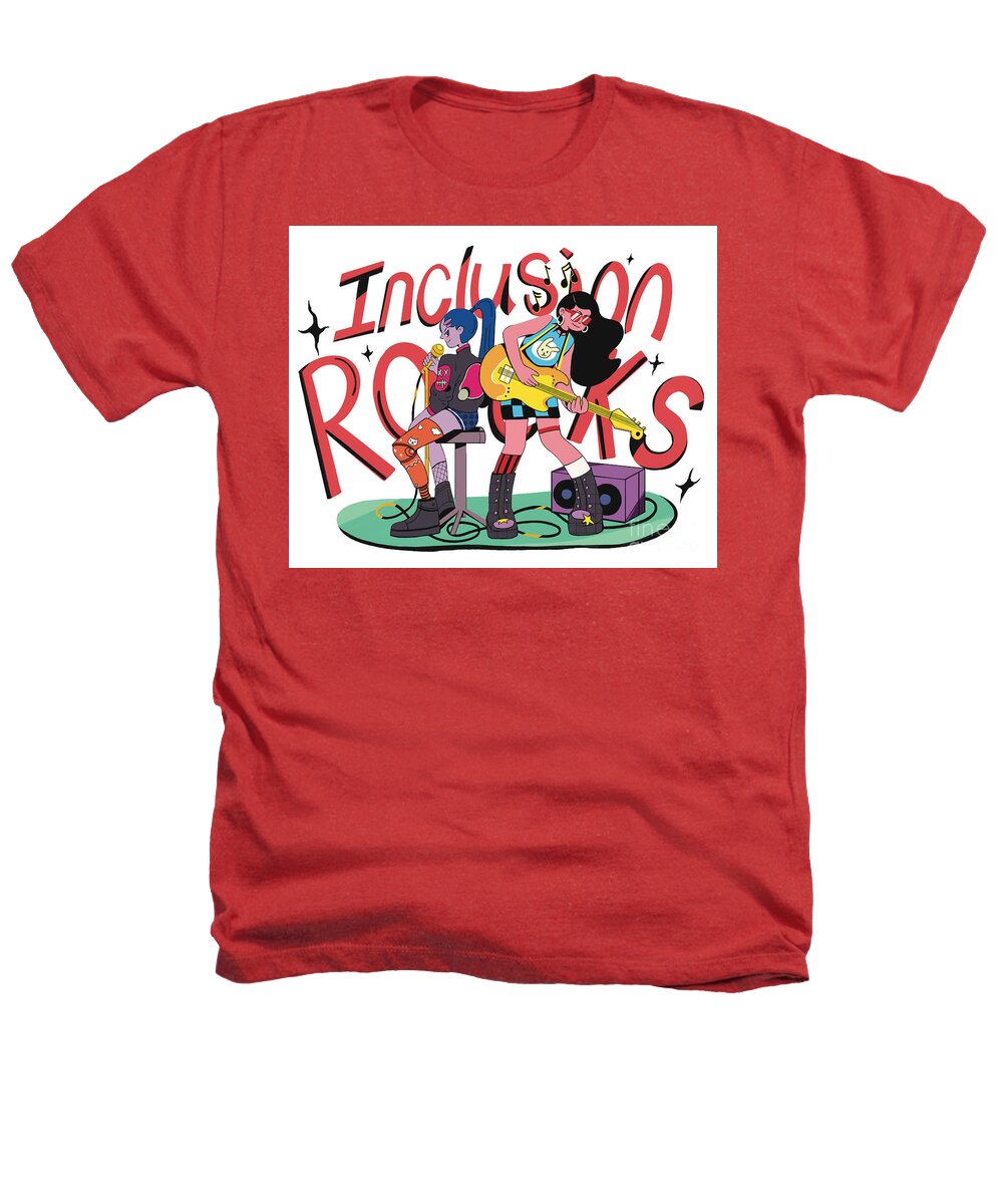 Inclusion Rocks - Heathers T-Shirt