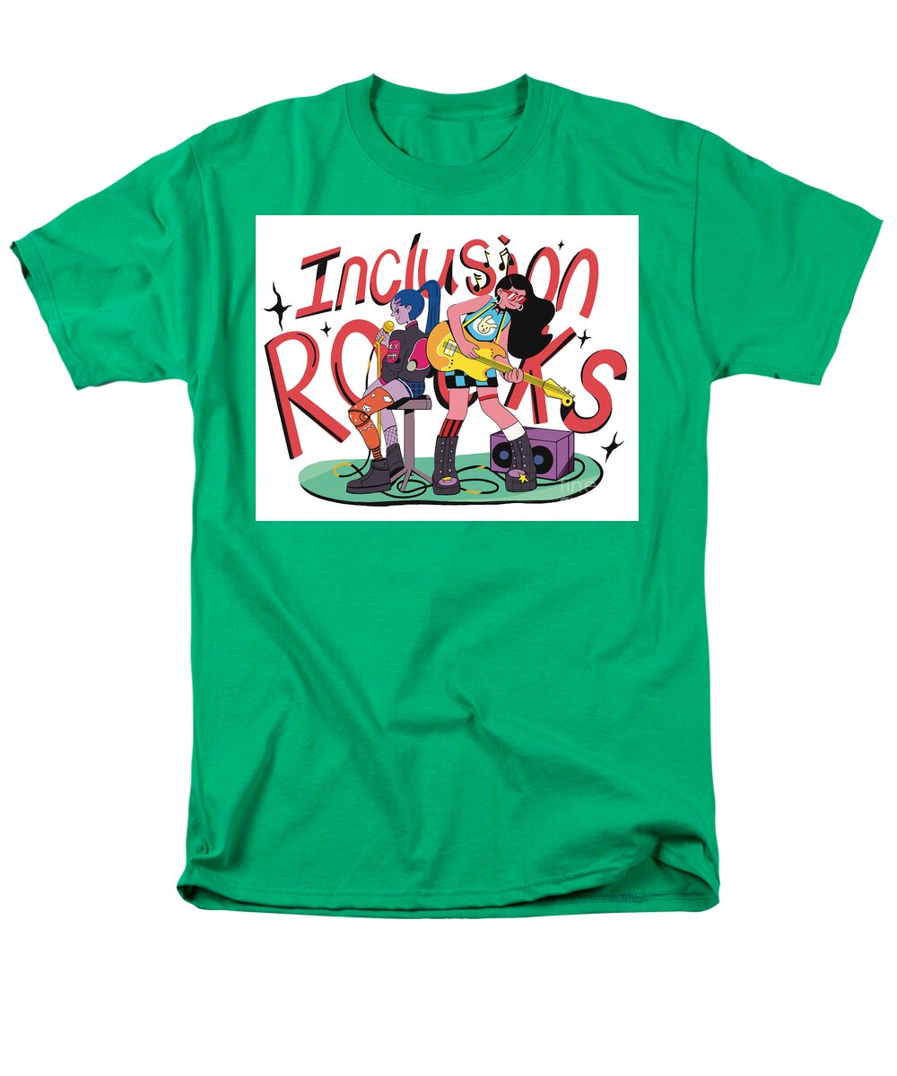 Inclusion Rocks - Men's T-Shirt  (Regular Fit)
