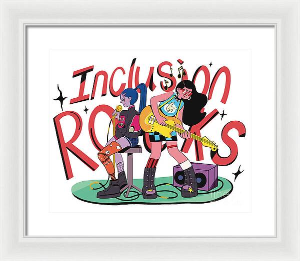 Inclusion Rocks - Framed Print