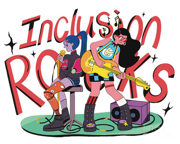 Inclusion Rocks - Art Print