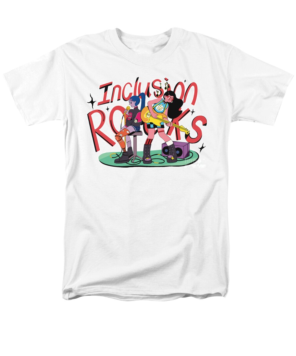 Inclusion Rocks - Men's T-Shirt  (Regular Fit)