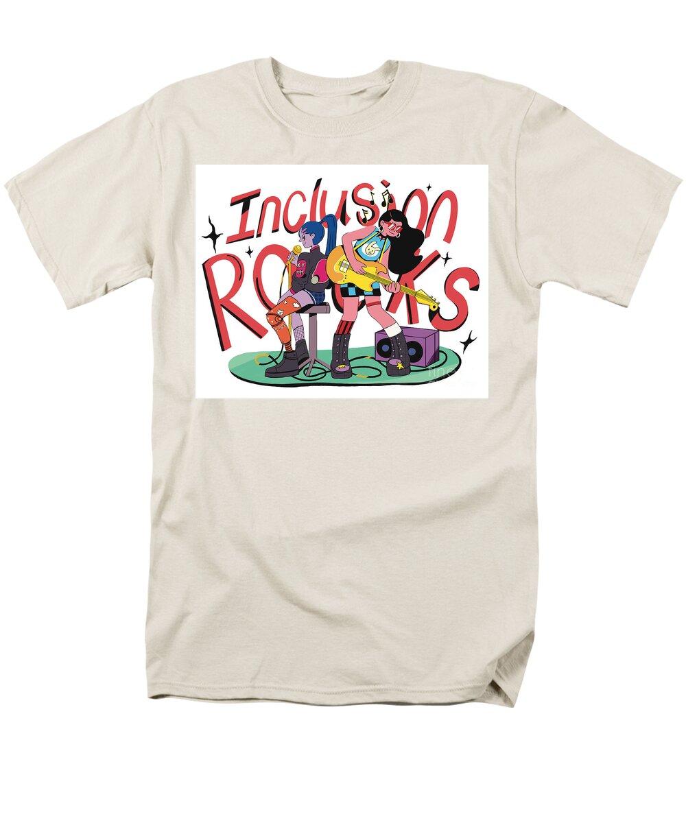 Inclusion Rocks - Men's T-Shirt  (Regular Fit)