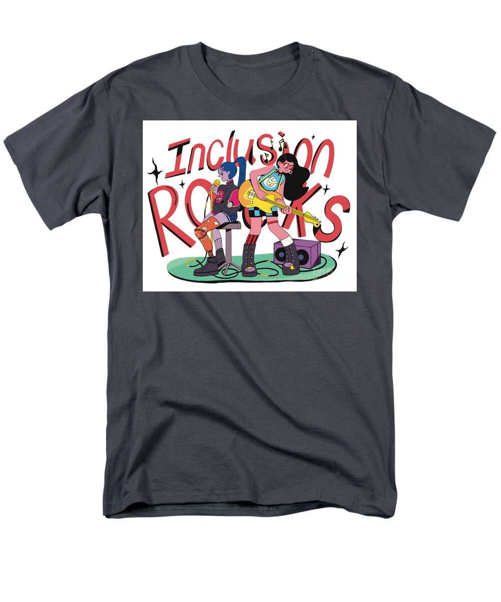 Inclusion Rocks - Men's T-Shirt  (Regular Fit)