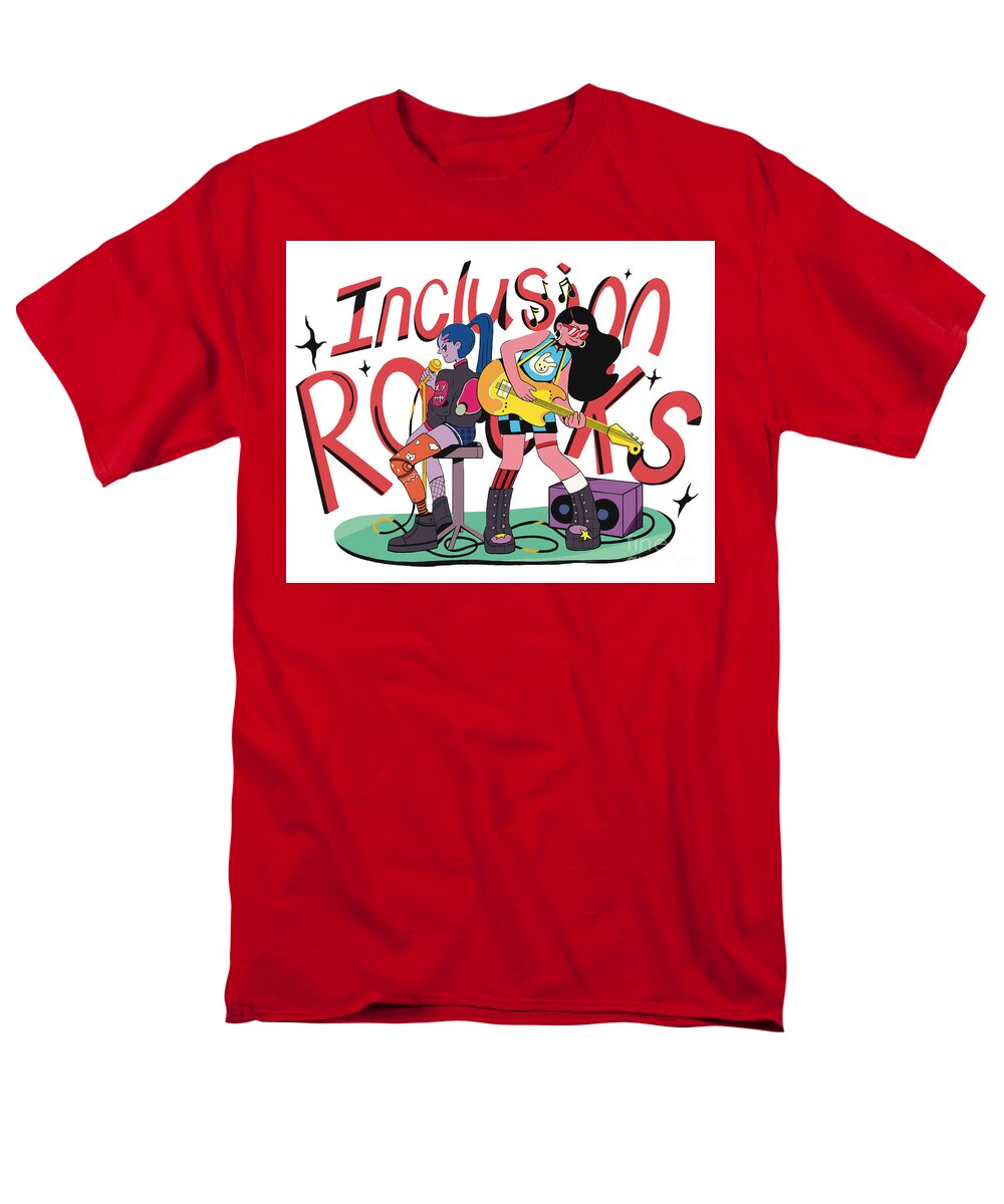 Inclusion Rocks - Men's T-Shirt  (Regular Fit)