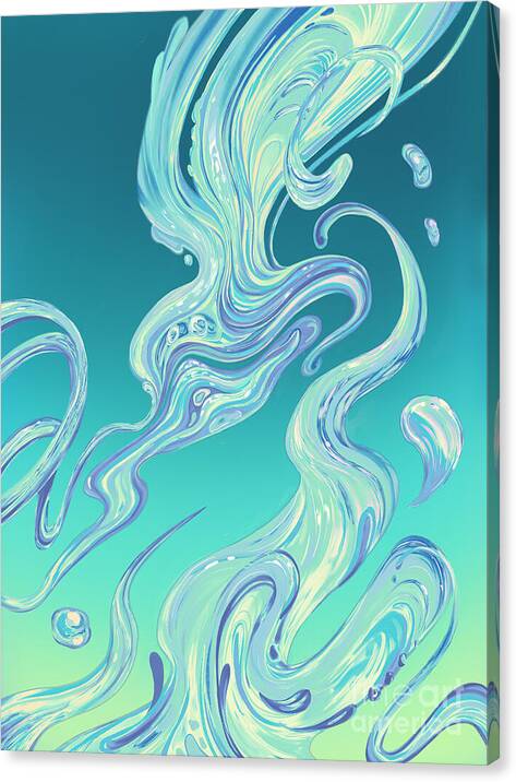 the art inspired from the essence of water, this piece captures the profound emotions of tolerance and integration. Water embodies a unique duality—it is soft, gentle, and refreshing, yet it can also convey strength and intensity.