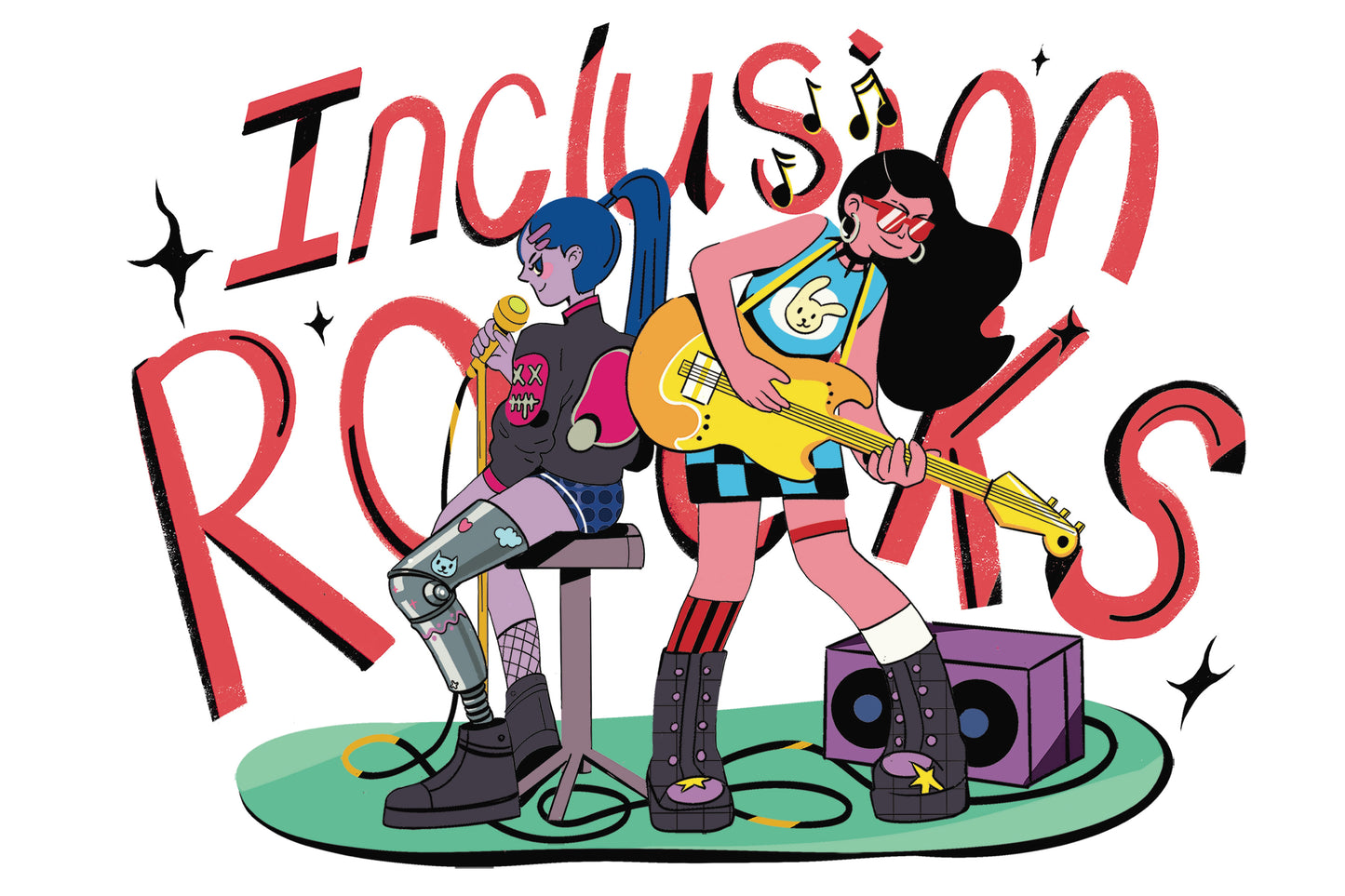 Inclusive Art Collection Sticker