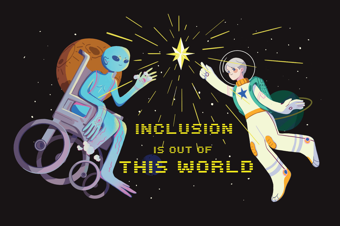 Inclusive Art Collection Sticker